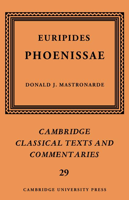 Cover: 9780521604468 | Euripides | Phoenissae | Euripides | Taschenbuch | Englisch | 2004