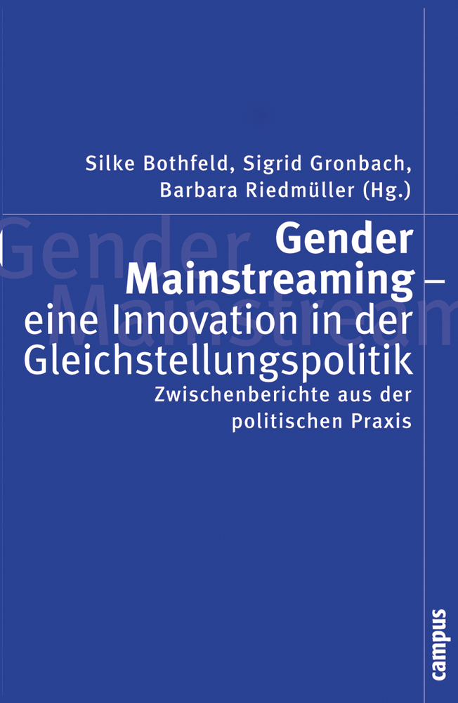 Cover: 9783593370385 | Gender Mainstreaming - eine Innovation in der Gleichstellungspolitik