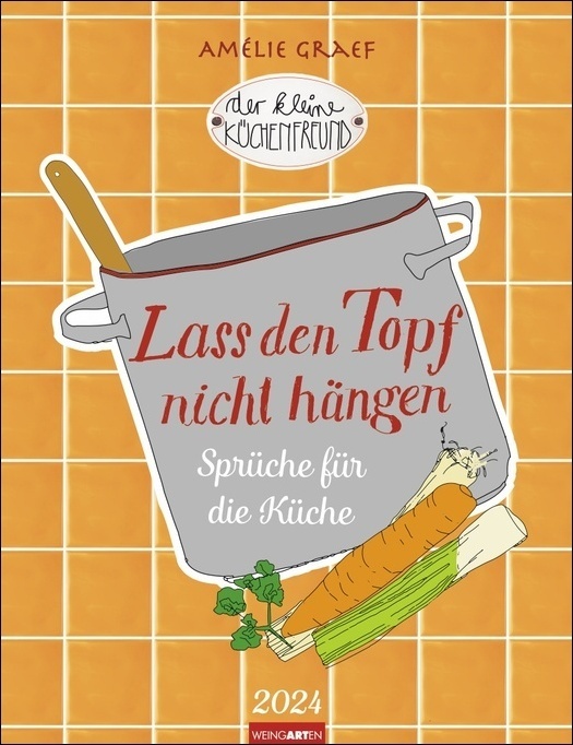 Cover: 9783840085741 | Der Kleine Küchenfreund Kalender 2024. Fröhlicher Küchen-Kalender...