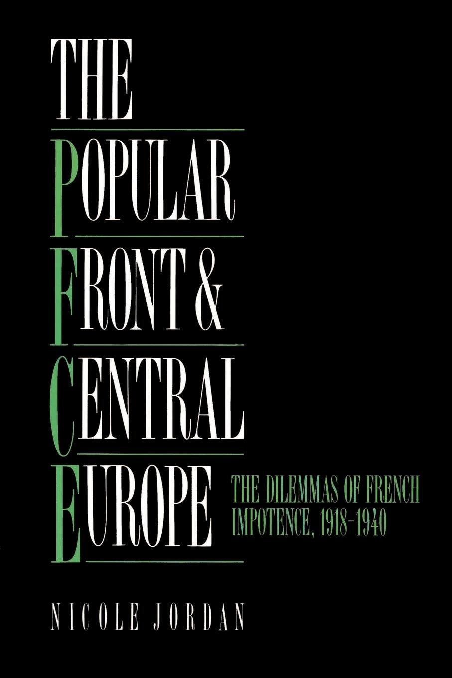 Cover: 9780521522427 | The Popular Front and Central Europe | Nicole Jordan (u. a.) | Buch
