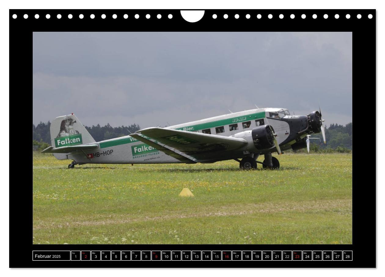 Bild: 9783435828159 | JU-AIR Ju-52 (Wandkalender 2025 DIN A4 quer), CALVENDO Monatskalender