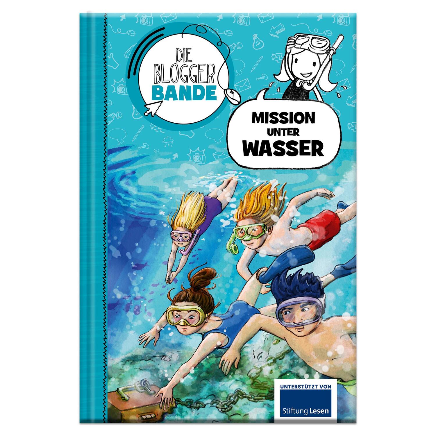 Cover: 9783963472992 | Die Bloggerbande: Mission unter Wasser | Kathrin Jurgenowski | Buch