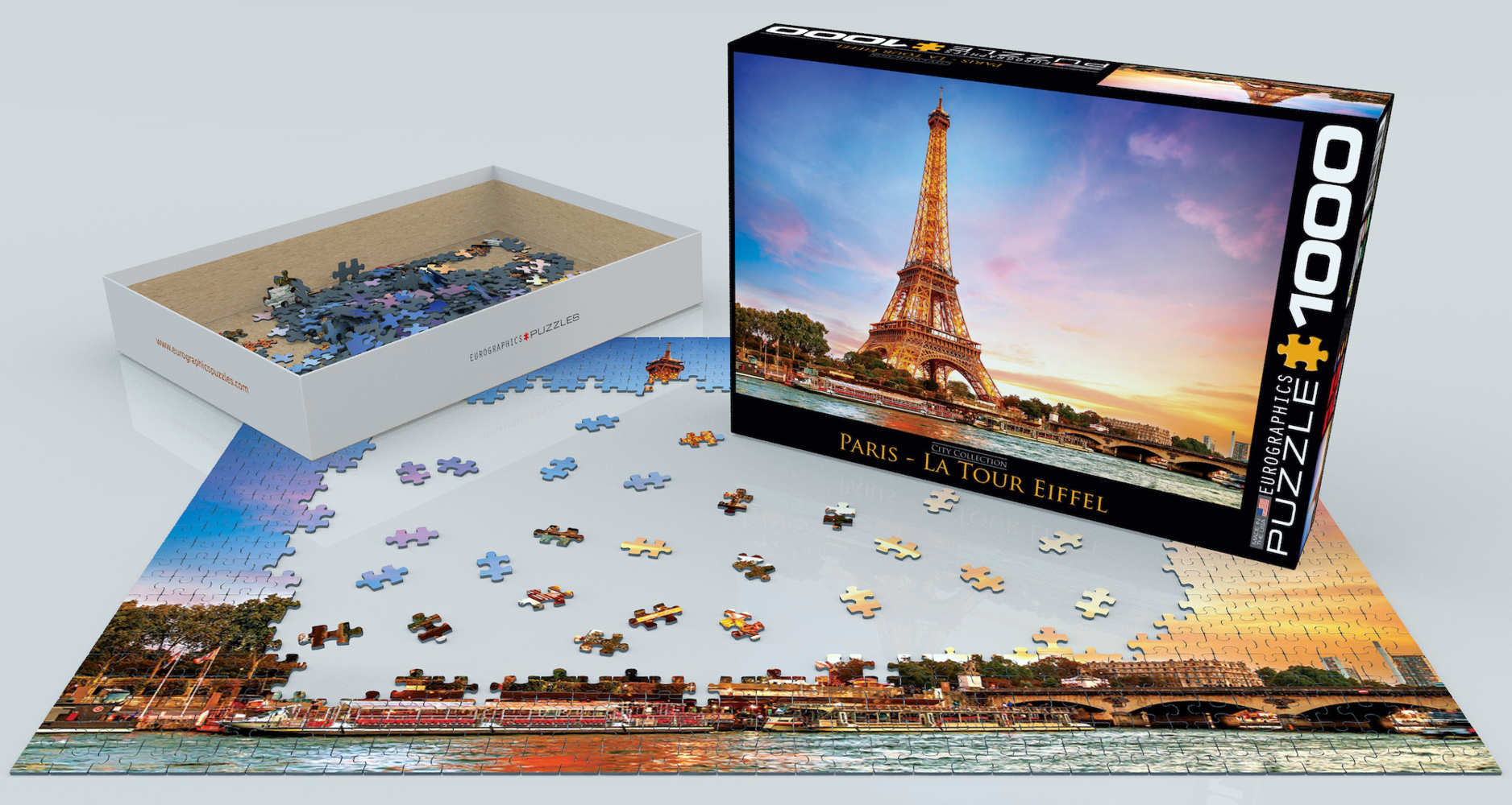 Bild: 628136607650 | Paris Eiffelturm (Puzzle) | Spiel | In Spielebox | 6000-0765 | 2021