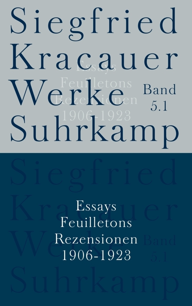 Cover: 9783518583456 | Essays, Feuilletons, Rezensionen, 4 Bde. | Siegfried Kracauer | Buch