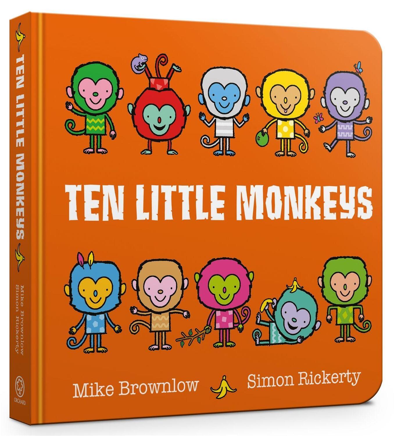 Cover: 9781408363171 | Ten Little Monkeys Board Book | Mike Brownlow | Buch | Ten Little