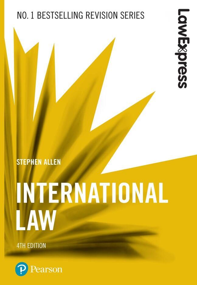 Cover: 9781292210230 | Law Express: International Law | Stephen Allen | Taschenbuch | 2018