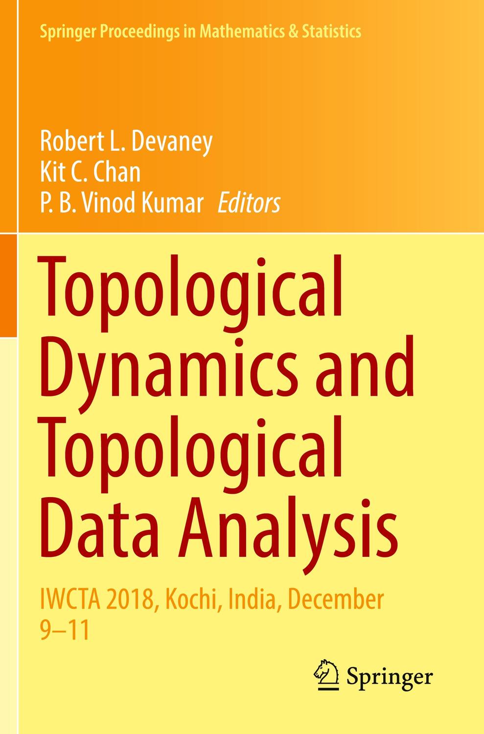 Cover: 9789811601767 | Topological Dynamics and Topological Data Analysis | Devaney (u. a.)