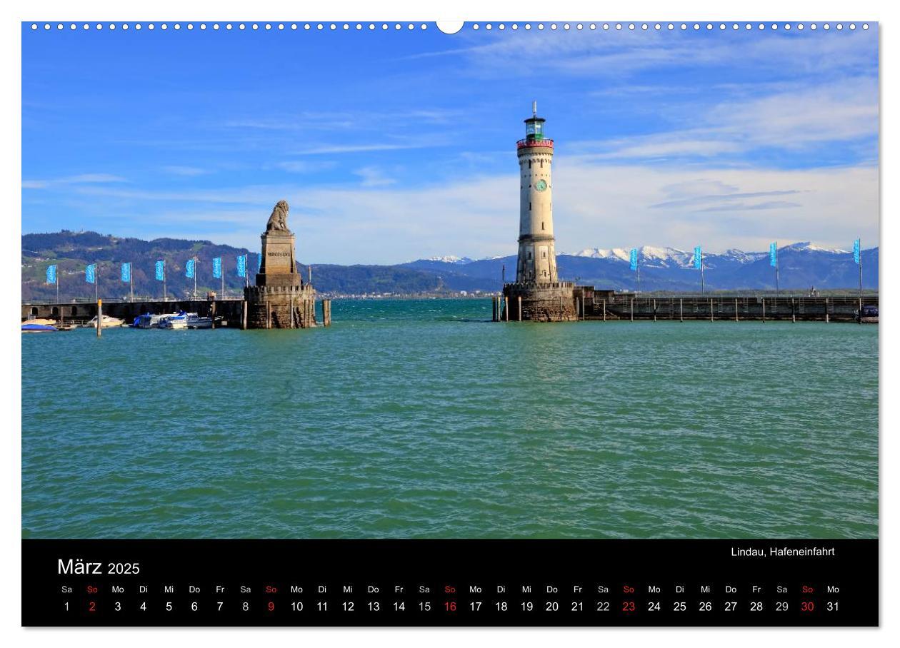 Bild: 9783435814275 | Bodensee (hochwertiger Premium Wandkalender 2025 DIN A2 quer),...