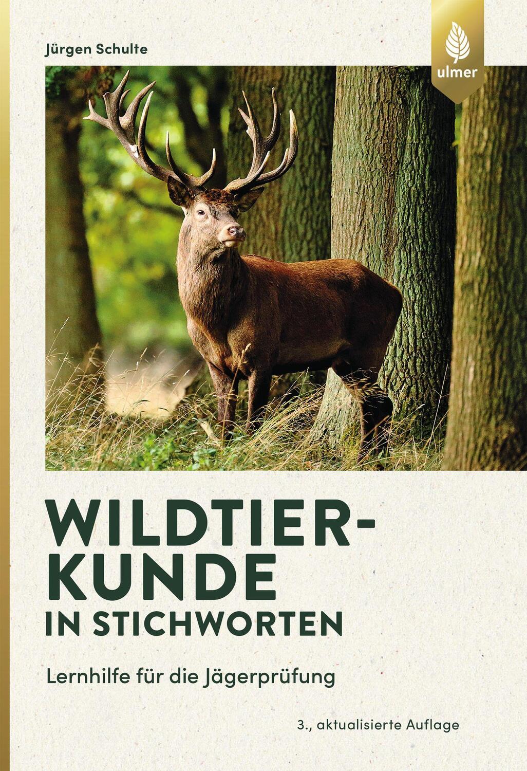 Cover: 9783818607234 | Wildtierkunde in Stichworten | Lernhilfe für die Jägerprüfung | Buch