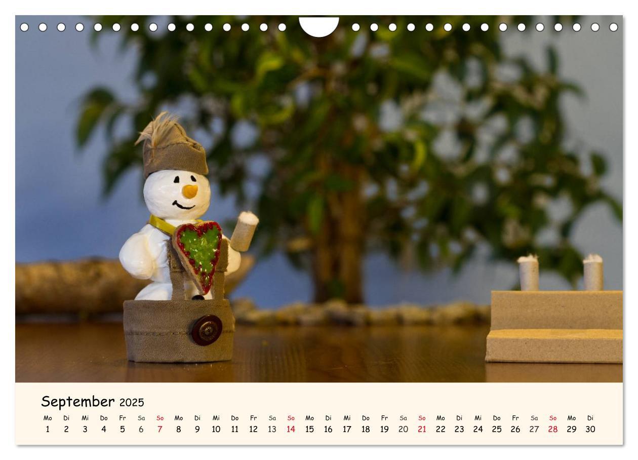 Bild: 9783435812608 | Schneemann des Monats 2025 (Wandkalender 2025 DIN A4 quer),...