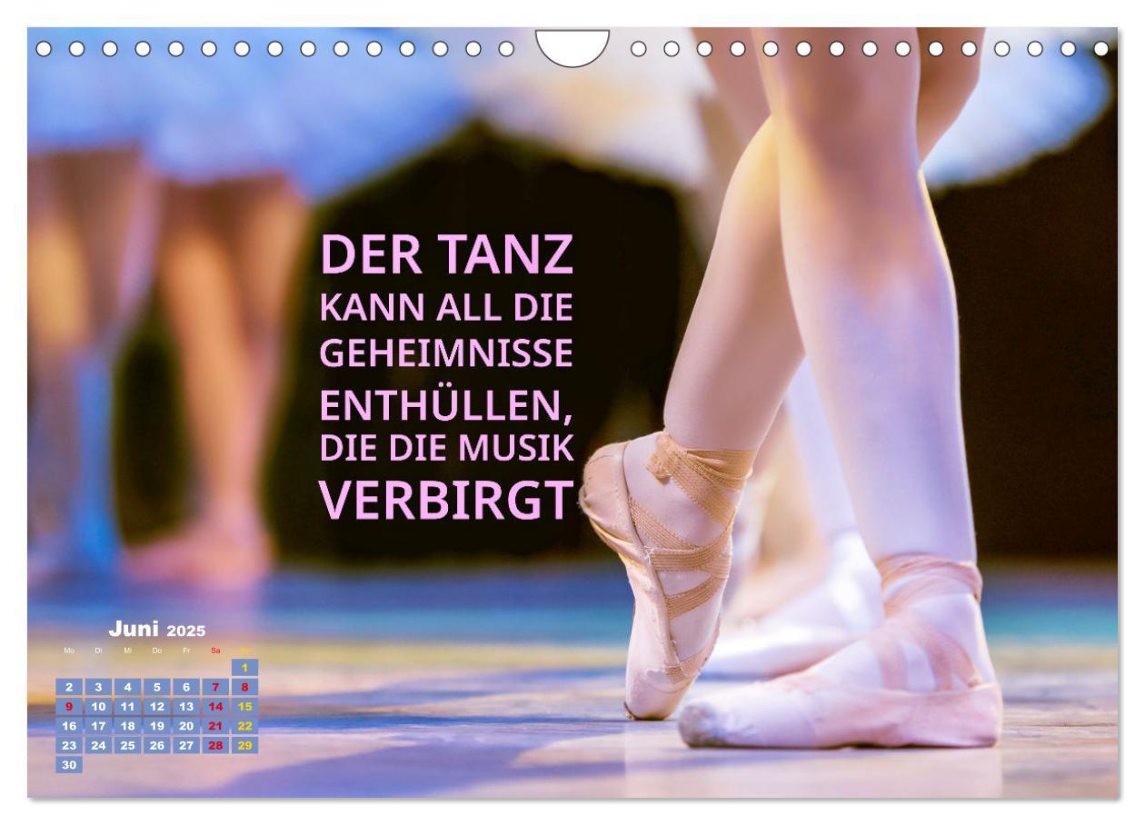 Bild: 9783383857775 | Ballett mit einem Hauch Poesie (Wandkalender 2025 DIN A4 quer),...