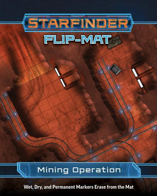 Cover: 9781640785373 | Starfinder Flip-Mat: Mining Operation | Damien Mammoliti | Taschenbuch