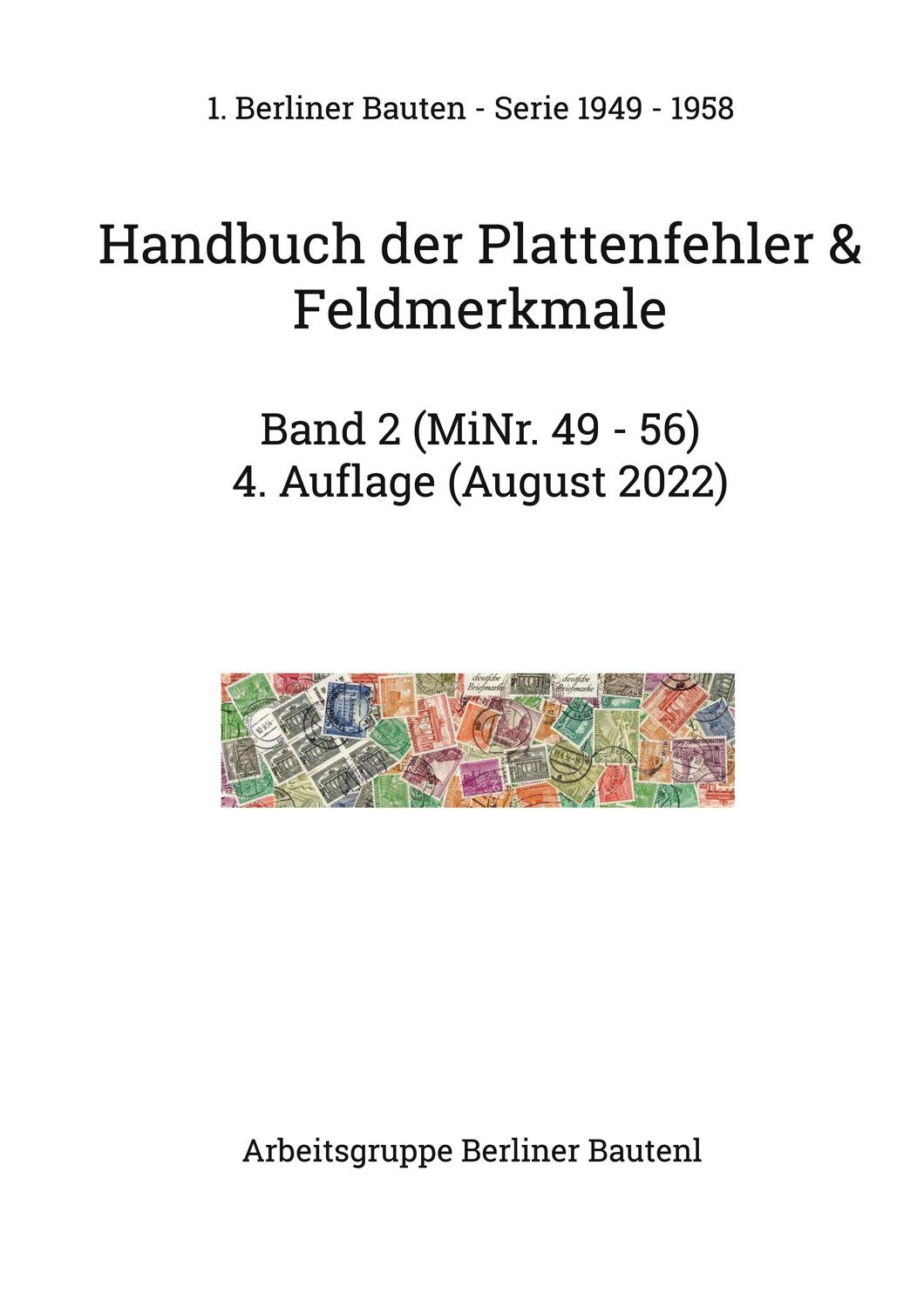 Cover: 9783756244713 | Handbuch der Plattenfehler + Feldmerkmale MiNr. 49 - 56 | l | Buch