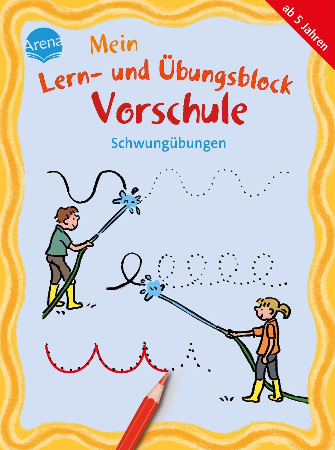 Cover: 9783401718316 | Mein Lern- und Übungsblock Vorschule. Schwungübungen | Thabet (u. a.)