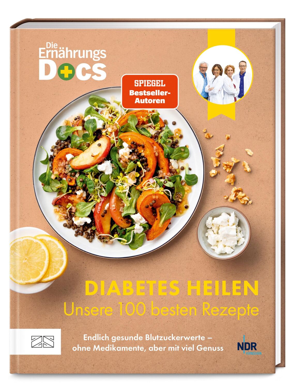 Cover: 9783965844599 | Die Ernährungs-Docs - Diabetes heilen - Unsere 100 besten Rezepte | ZS