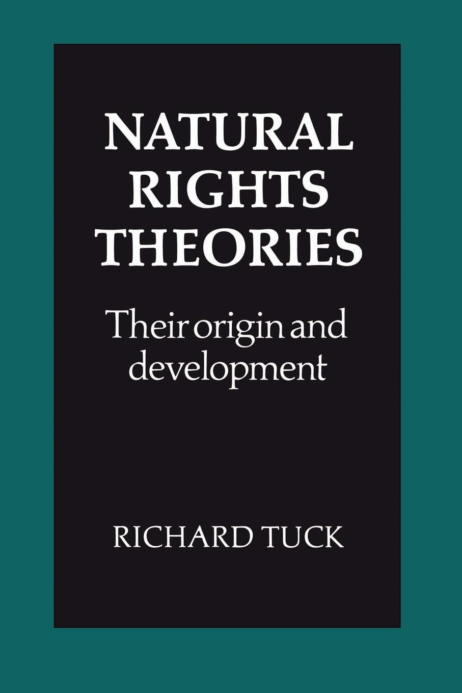 Cover: 9780521285094 | Natural Rights Theories | Their Origin and Development | Richard Tuck