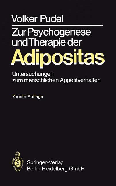 Cover: 9783540112426 | Zur Psychogenese und Therapie der Adipositas | Volker Pudel | Buch