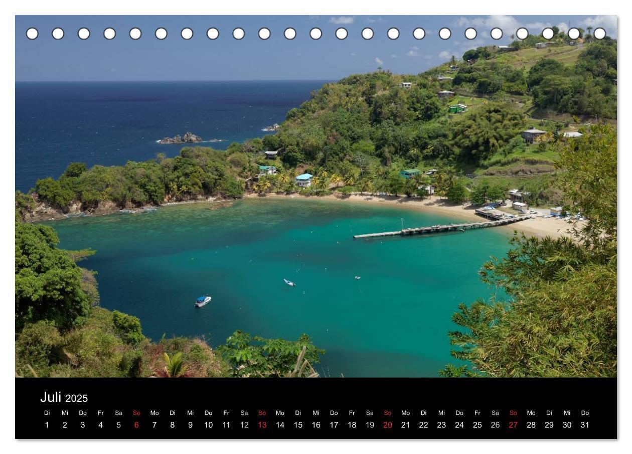 Bild: 9783435809394 | Trinidad &amp; Tobago (Tischkalender 2025 DIN A5 quer), CALVENDO...