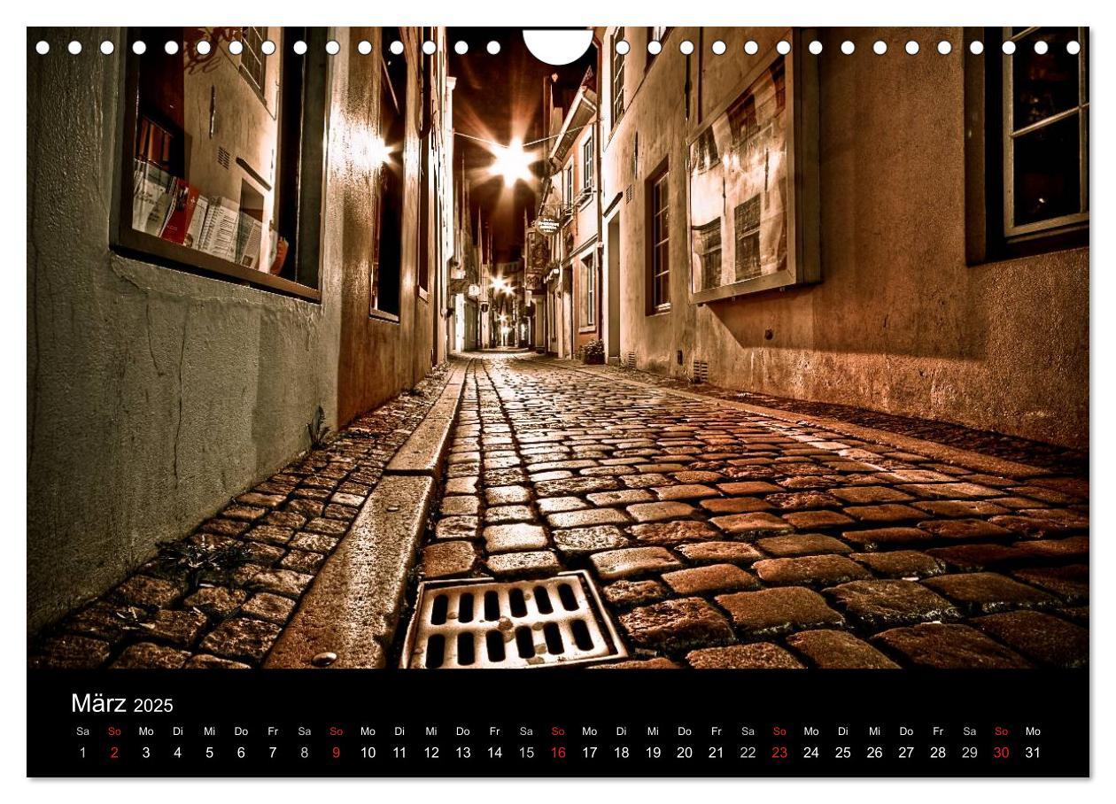 Bild: 9783435740505 | Bremen bei Nacht (Wandkalender 2025 DIN A4 quer), CALVENDO...