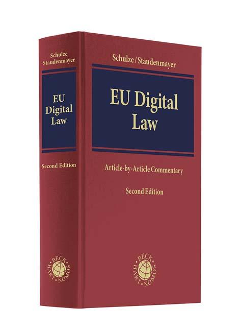 Cover: 9783406804687 | EU Digital Law | Article-by-Article Commentary | Schulze (u. a.)