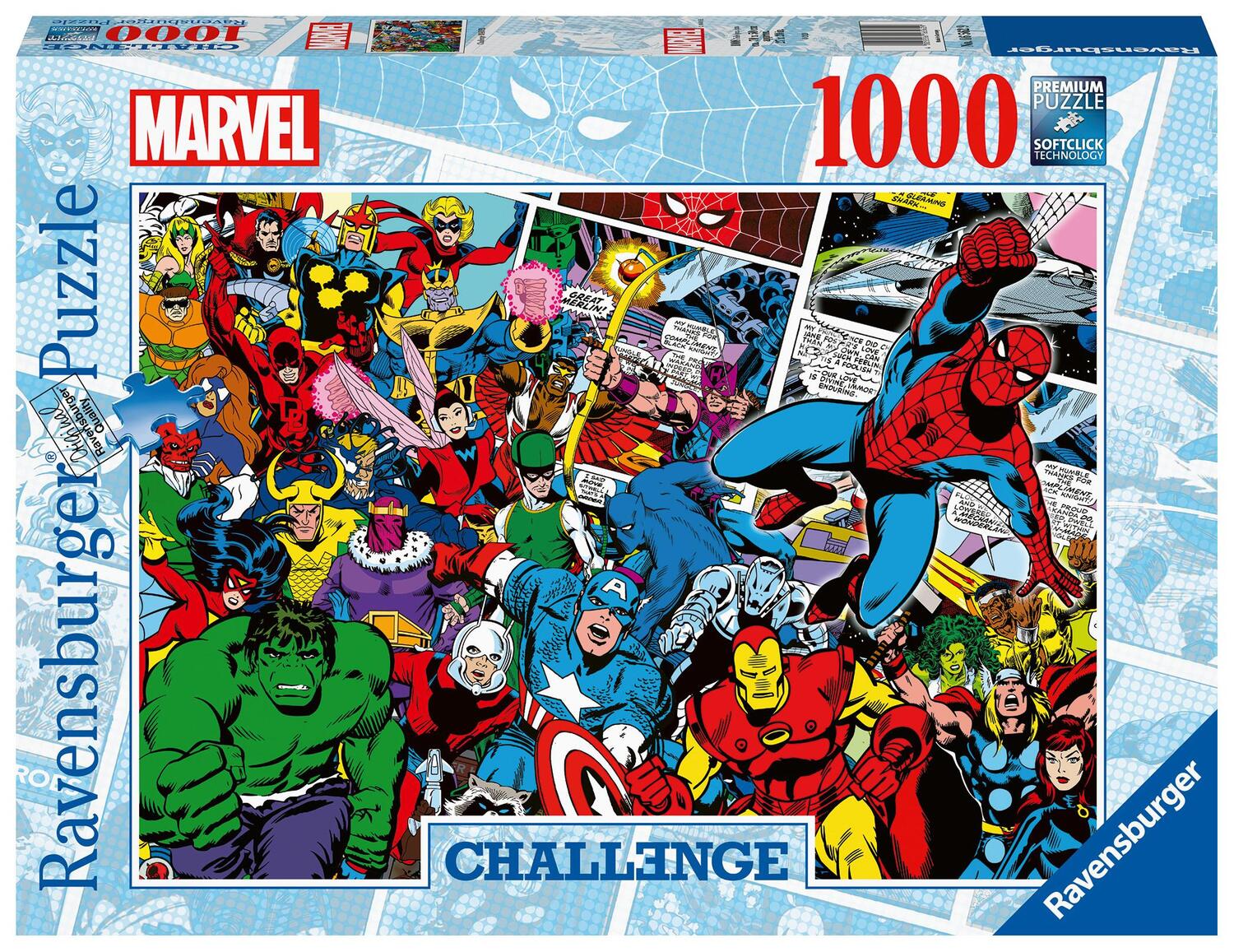 Cover: 4005556165629 | Ravensburger Puzzle 16562 - Marvel Challenge - 1000 Teile Puzzle...