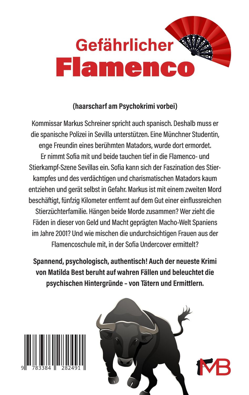 Rückseite: 9783384282491 | Gefährlicher Flamenco | Haarscharf am Psychokrimi vorbei | Best | Buch