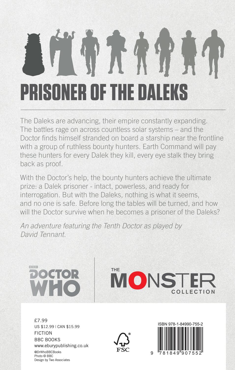Rückseite: 9781849907552 | Doctor Who: Prisoner of the Daleks | The Monster Collection Edition