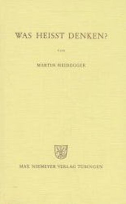 Cover: 9783484700291 | Was heißt Denken? | Martin Heidegger | Buch | Niemeyer, Tübingen