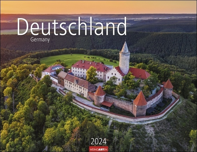 Cover: 9783840085376 | Deutschland Kalender 2024. Deutsche Städte und Landschaften in...