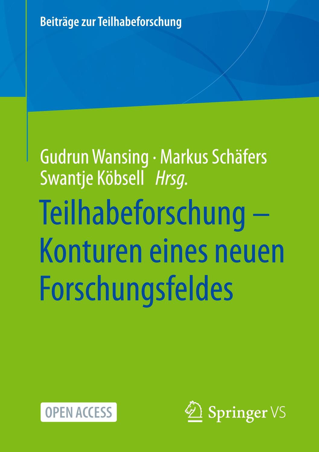 Cover: 9783658383046 | Teilhabeforschung - Konturen eines neuen Forschungsfeldes | Buch