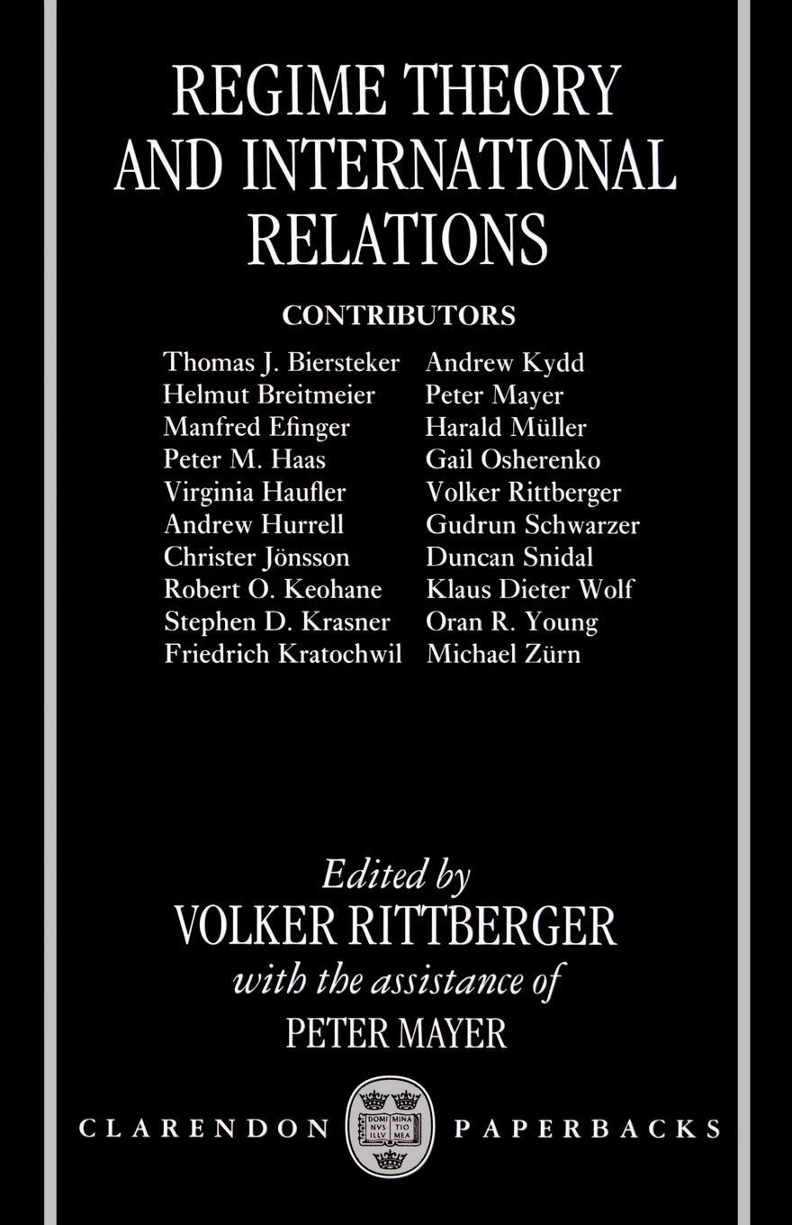 Cover: 9780198280293 | Regime Theory and International Relations | Rittberger (u. a.) | Buch