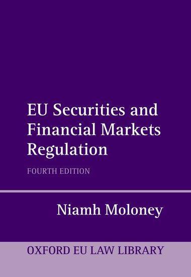 Cover: 9780198844877 | EU Securities and Financial Markets Regulation | Niamh Moloney | Buch