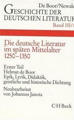 Cover: 9783406403781 | Geschichte der deutschen Literatur Bd. 3/1: Die deutsche Literatur...