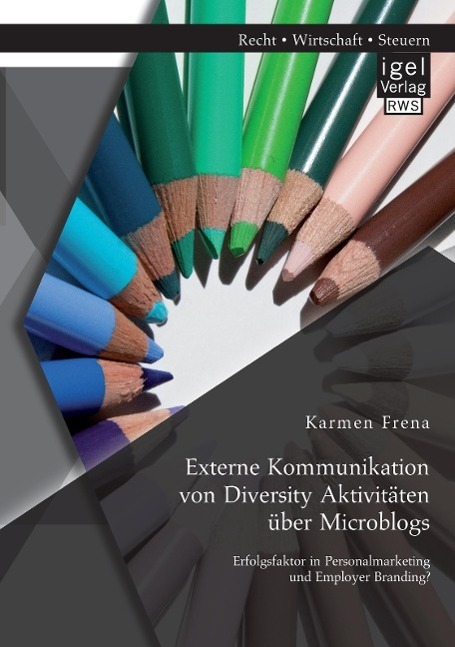 Cover: 9783954853236 | Externe Kommunikation von Diversity Aktivitäten über Microblogs:...