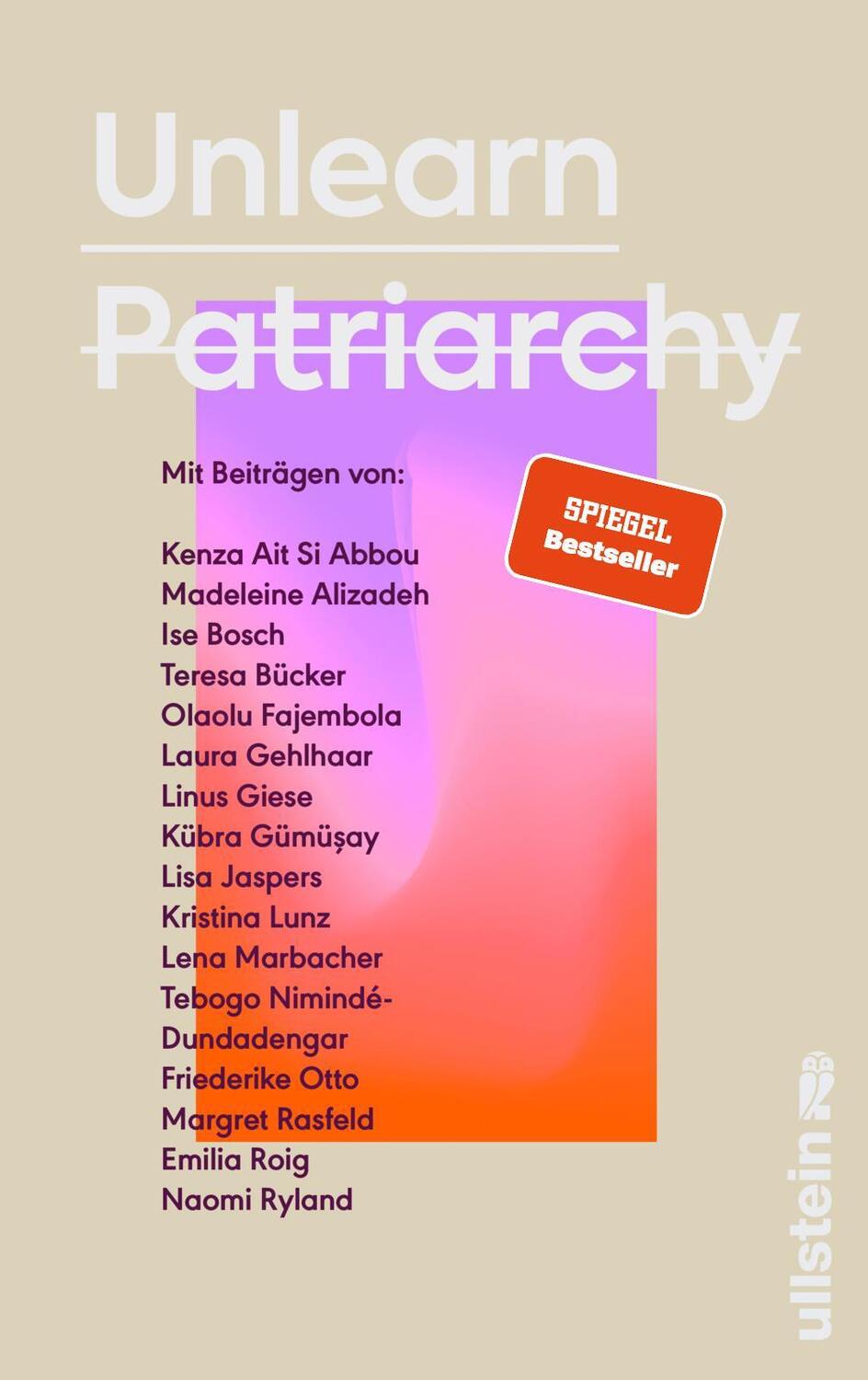 Cover: 9783550202193 | Unlearn Patriarchy | Lisa Jaspers (u. a.) | Buch | 320 S. | Deutsch