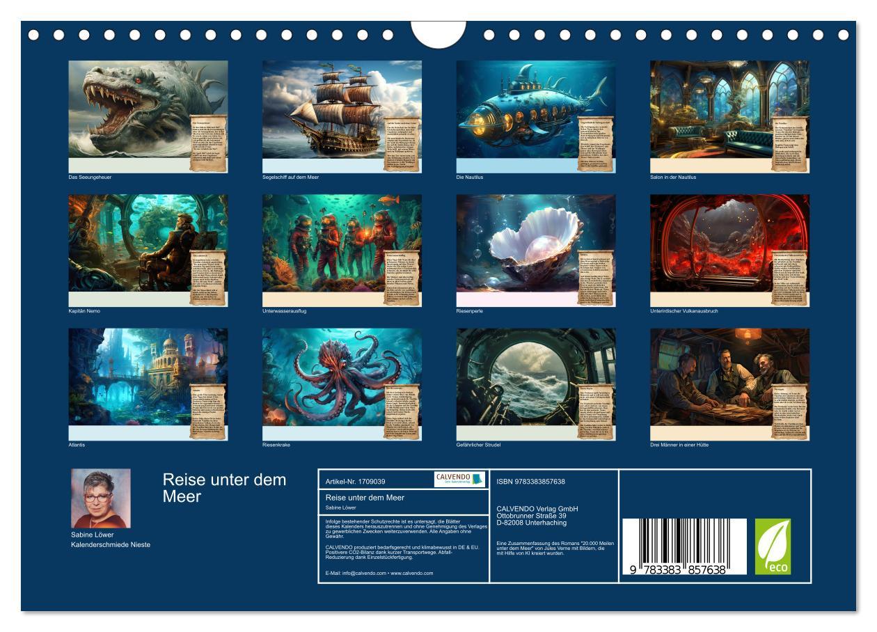 Bild: 9783383857638 | Reise unter dem Meer (Wandkalender 2025 DIN A4 quer), CALVENDO...