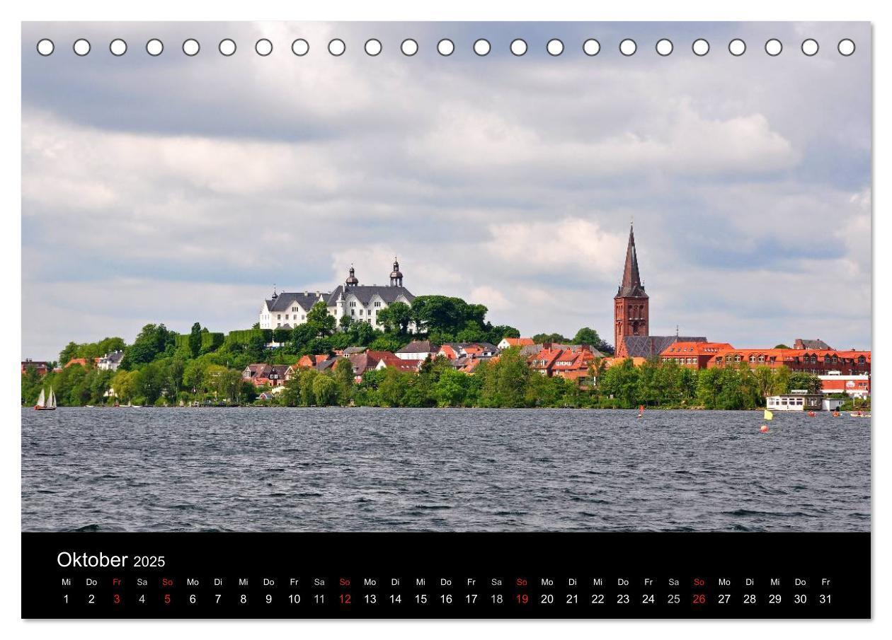 Bild: 9783435767229 | Plön - die Stadt am See (Tischkalender 2025 DIN A5 quer), CALVENDO...