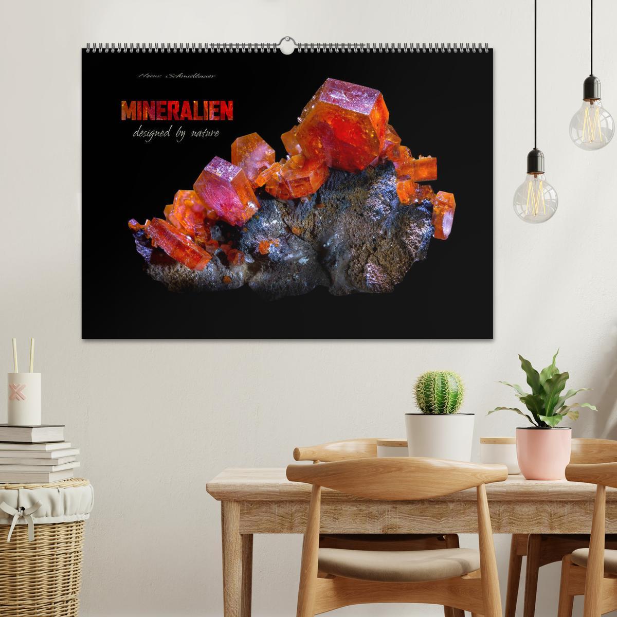 Bild: 9783435393114 | MINERALIEN designed by nature (Wandkalender 2025 DIN A2 quer),...