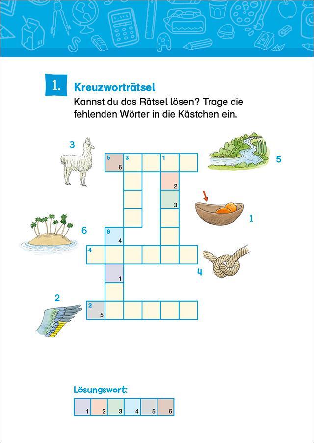 Bild: 9783743212411 | 66 Kreuzworträtsel für Leseprofis - 2. Klasse (Rot) | Rätseln | Buch