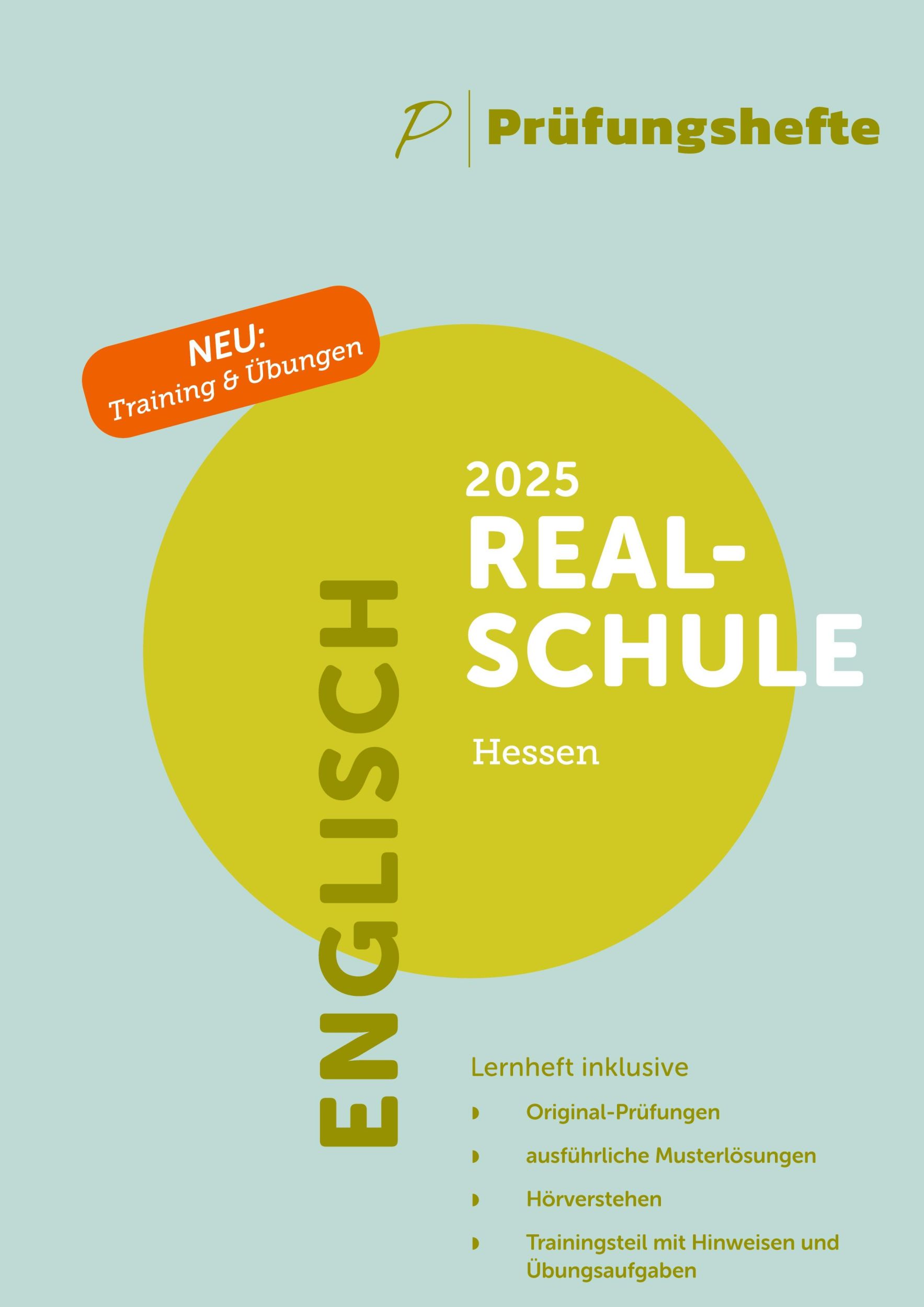 Cover: 9783911046633 | Prüfungsheft &amp; Training - 2025 Englisch Realschule - Hessen -...