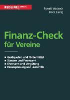 Cover: 9783868814538 | Finanz-Check für Vereine | Ronald Wadsack (u. a.) | Taschenbuch | 2001