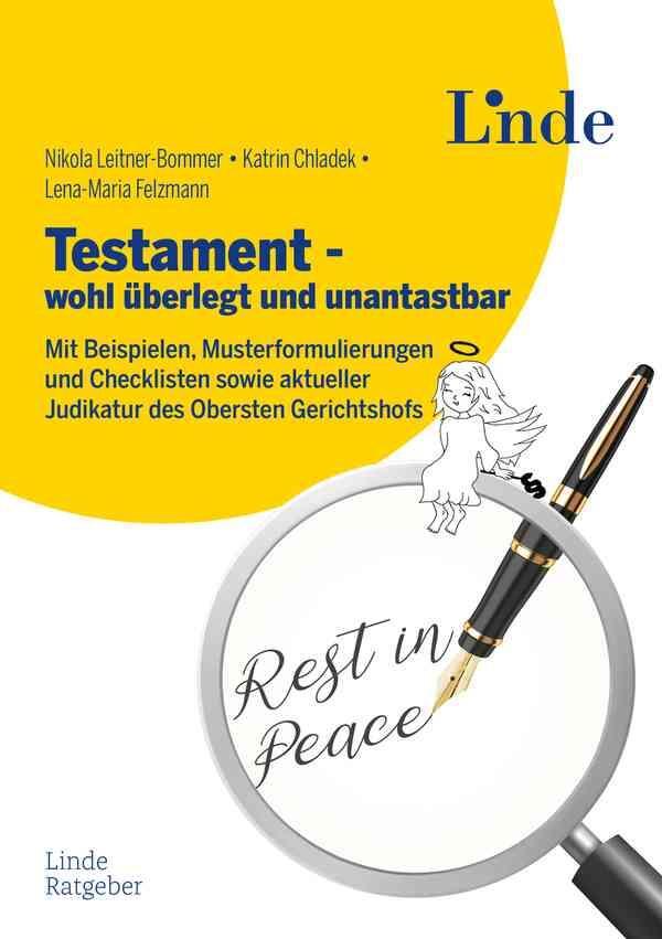 Cover: 9783709306796 | Testament - wohl überlegt und unantastbar | Leitner-Bommer (u. a.)