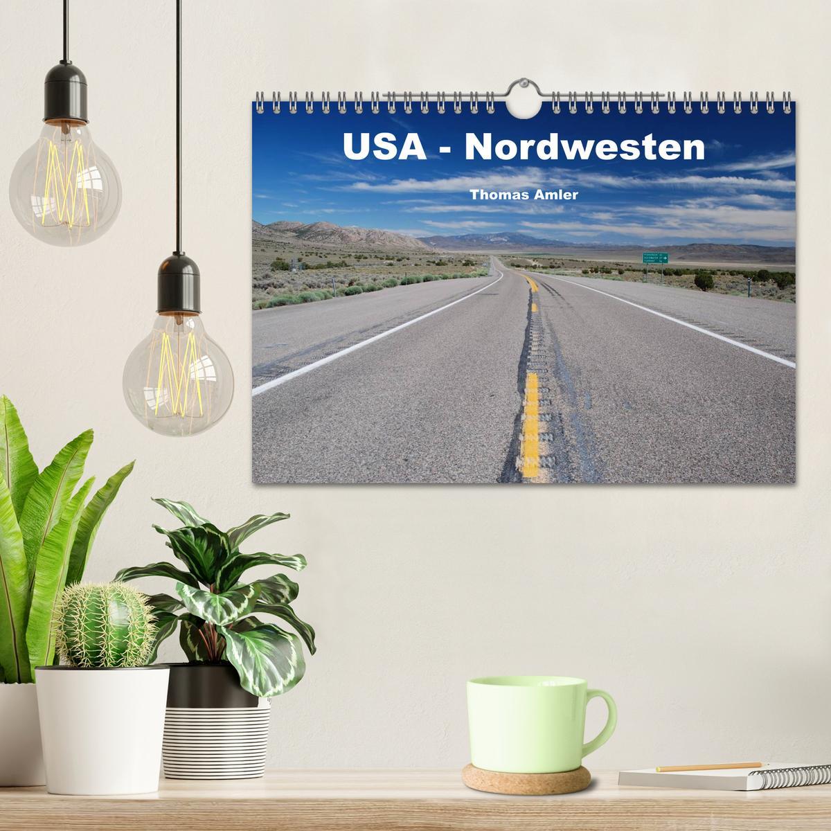 Bild: 9783435741960 | USA - Nordwesten (Wandkalender 2025 DIN A4 quer), CALVENDO...