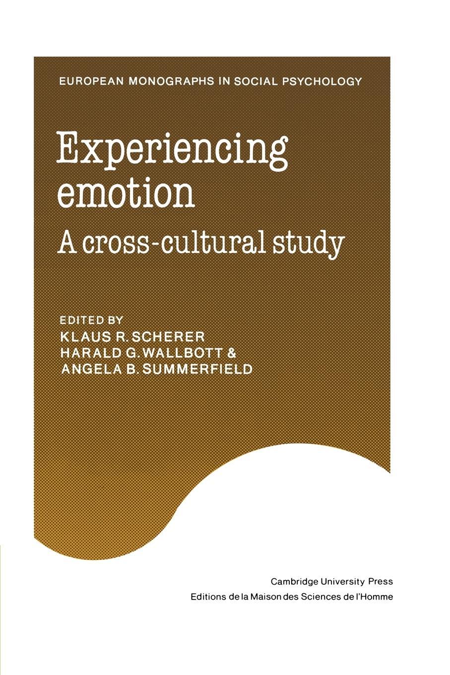 Cover: 9780521155014 | Experiencing Emotion | A Cross-Cultural Study | Harald G. Wallbott