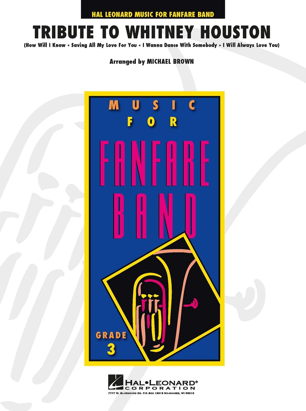 Cover: 9790035249260 | Tribute To Whitney Houston | Hal Leonard Music for Fanfare Band | 2022