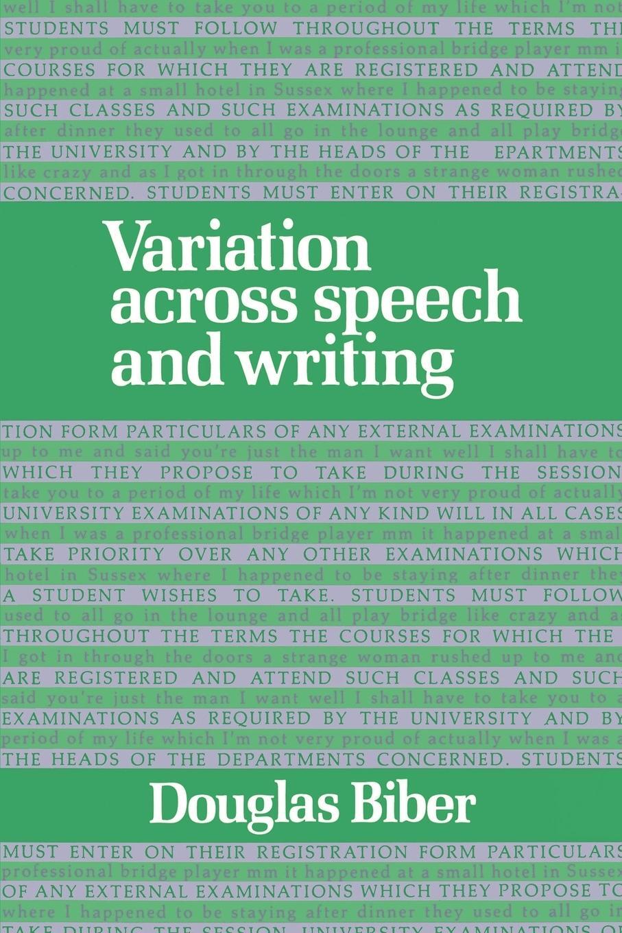 Cover: 9780521425568 | Variation Across Speech and Writing | Douglas Biber | Taschenbuch