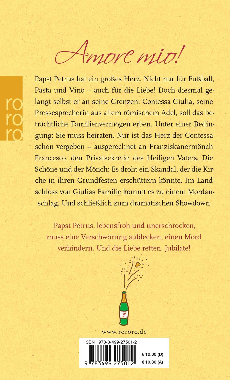 Rückseite: 9783499275012 | Jubilate! | Johanna Alba (u. a.) | Taschenbuch | Ein Papst-Krimi