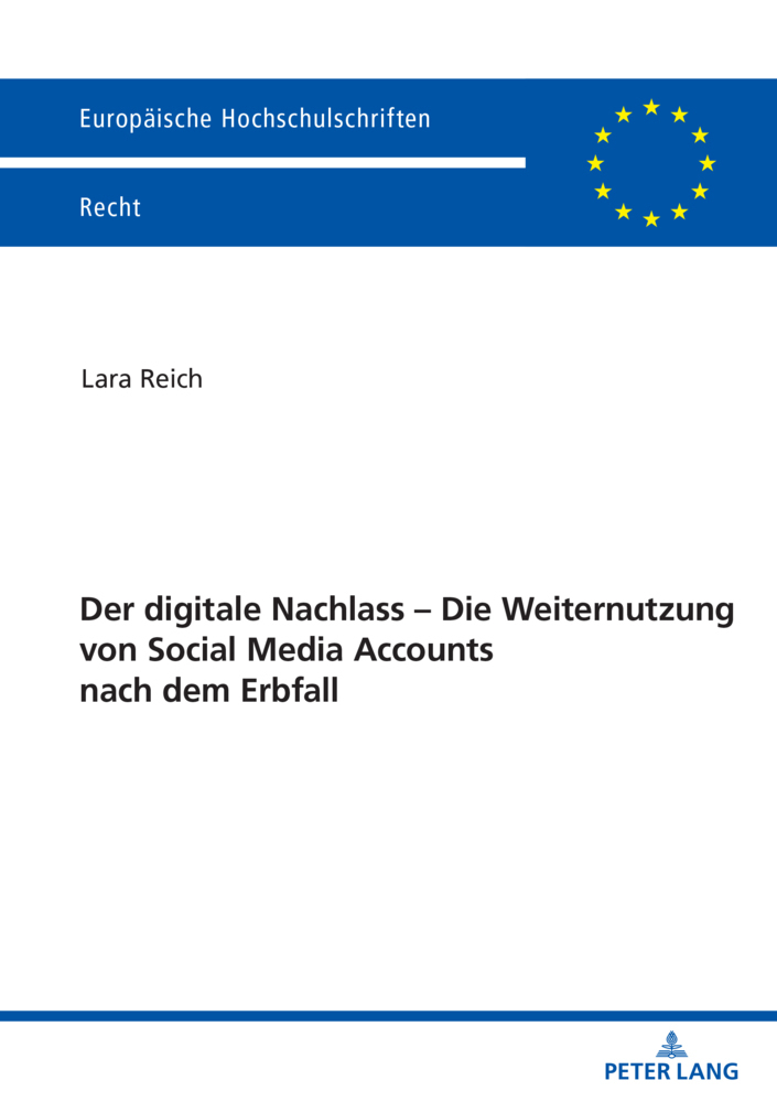 Cover: 9783631909362 | Der digitale Nachlass | Lara Reich | Taschenbuch | Deutsch