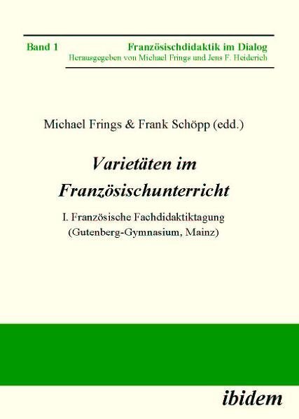 Cover: 9783838202242 | Varietäten im Französischunterricht | Michael Frings (u. a.) | Buch