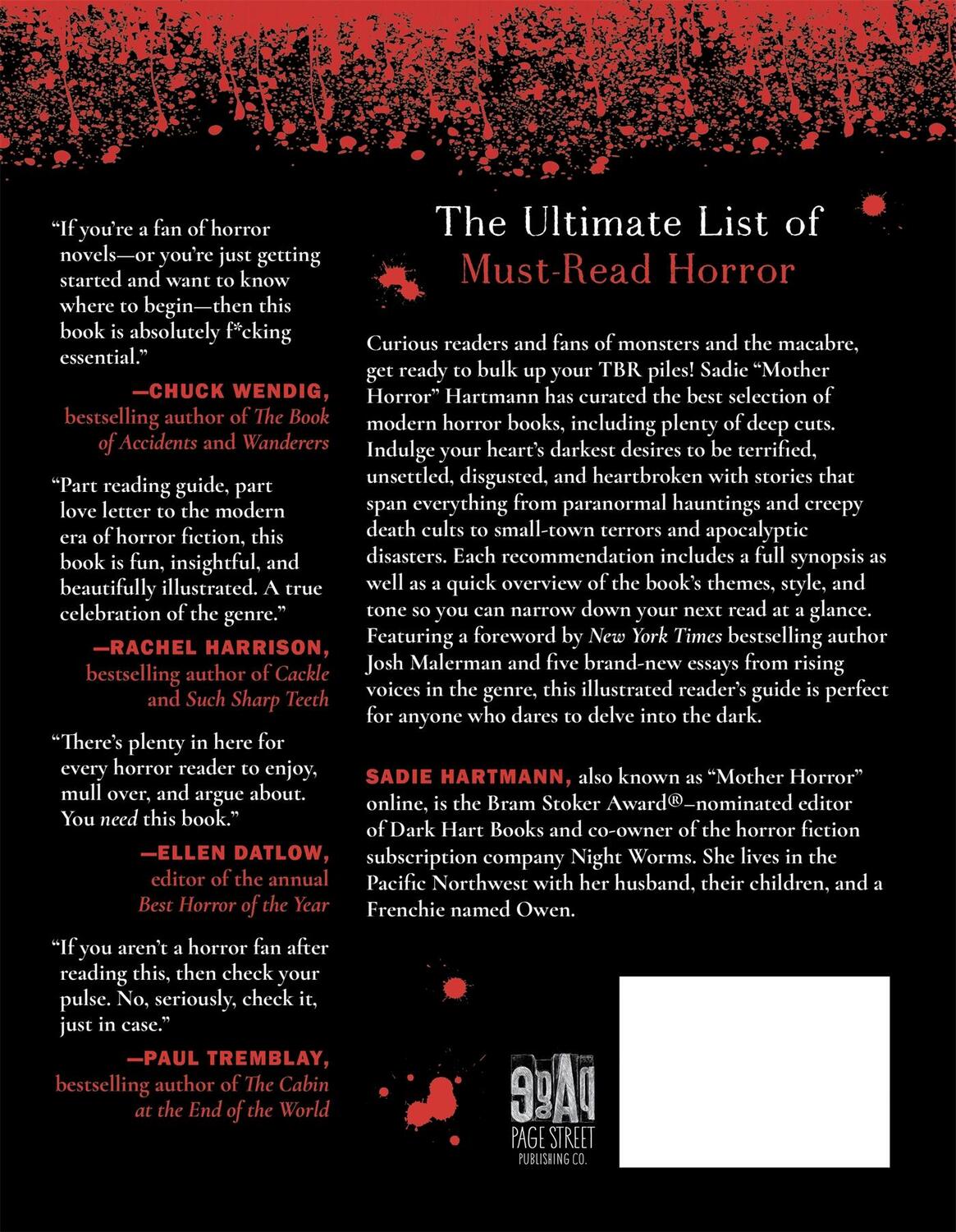 Rückseite: 9781645677802 | 101 Horror Books to Read Before You're Murdered | Sadie Hartmann